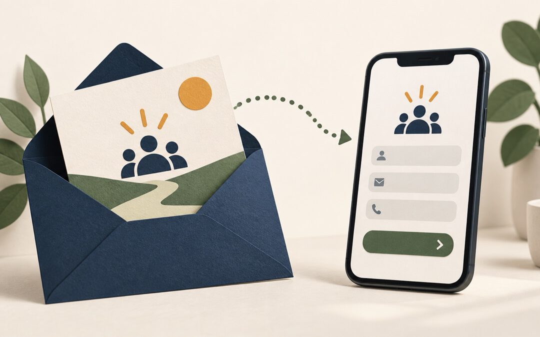 Vom Werbebrief zur Anfrage: Print und Website sinnvoll verbinden